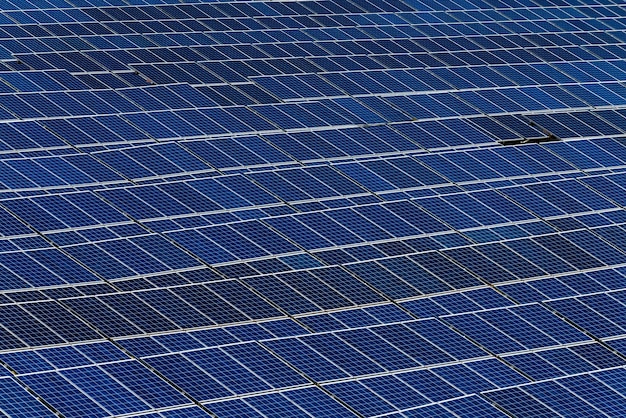 Foto hintergrund des solarzellen-systems