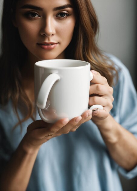 Foto hintergrund des tee- und kaffeekopfes