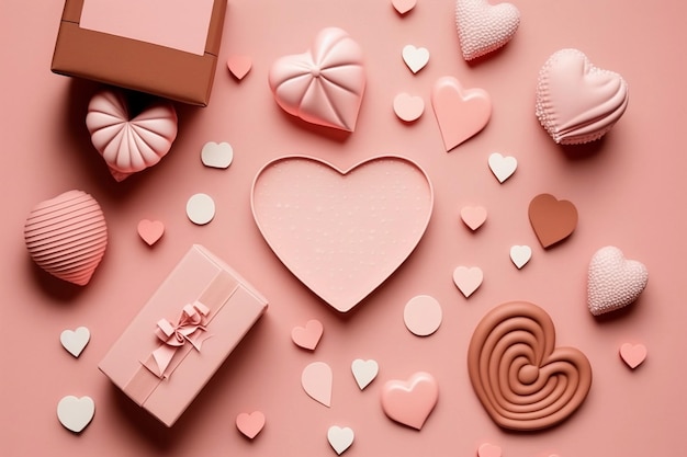 Hintergrund des Valentinstags