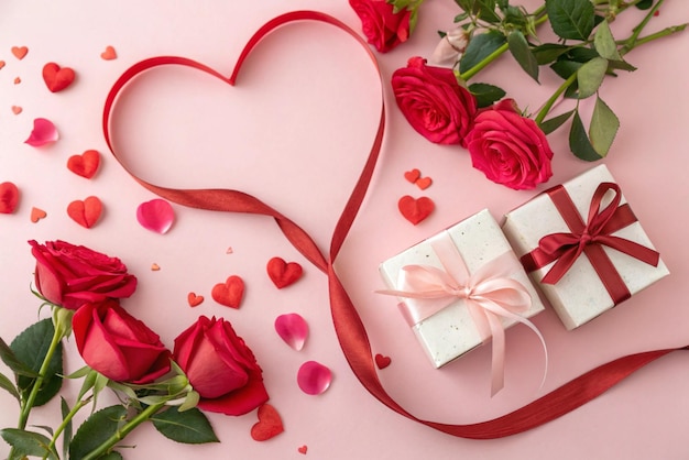 Hintergrund des Valentinstags