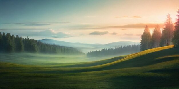 Foto hintergrund des waldgradients