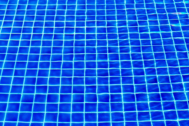 Hintergrund des Wassers im blauen Swimmingpool