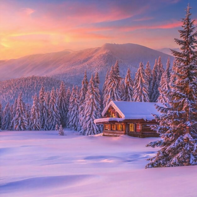 Hintergrund des Winterfoto-Standes Bild HD