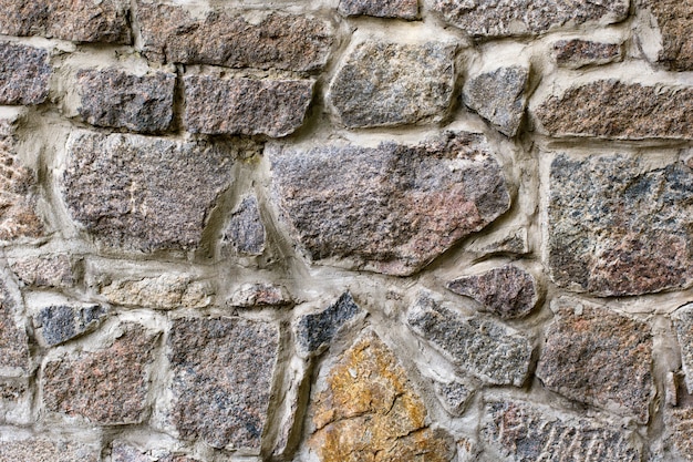 Hintergrund einer Steinwand-Umhüllungsbeschaffenheit, braune Steinziegelsteine