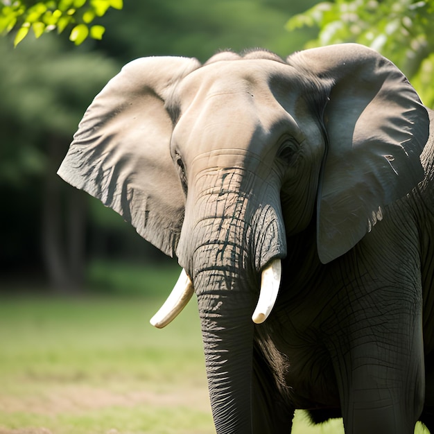Hintergrund eines Elefantenporträts
