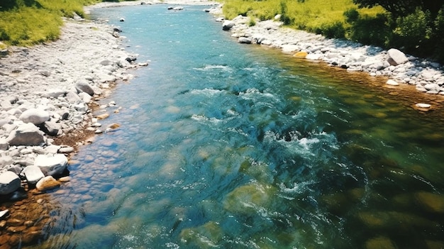 Hintergrund für den Fluss