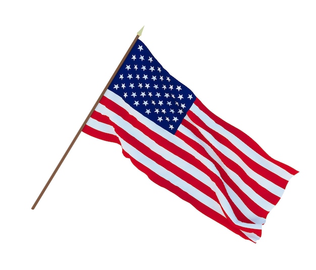Hintergrund für Designer Illustratoren Nationaler Unabhängigkeitstag Flaggen der Vereinigten Staaten von Amerika USA