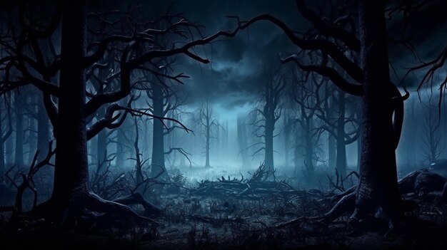 Hintergrund für Halloween Dunkle mysteriöse Stadt UHD Tapete