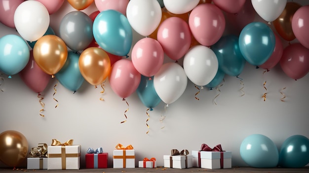 Hintergrund für Happy Birthday Mockup