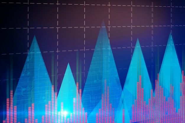 Hintergrund für kreative Forex-Charts