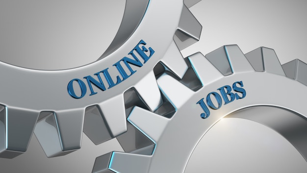 Hintergrund für Online-Jobs