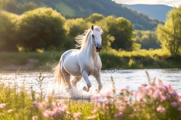 Hintergrund für Pferd