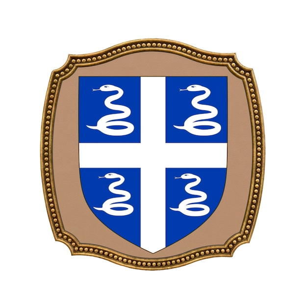 Hintergrund für Redakteure und Designer Nationalfeiertag 3D-Darstellung Symbol Wappen von Martinique