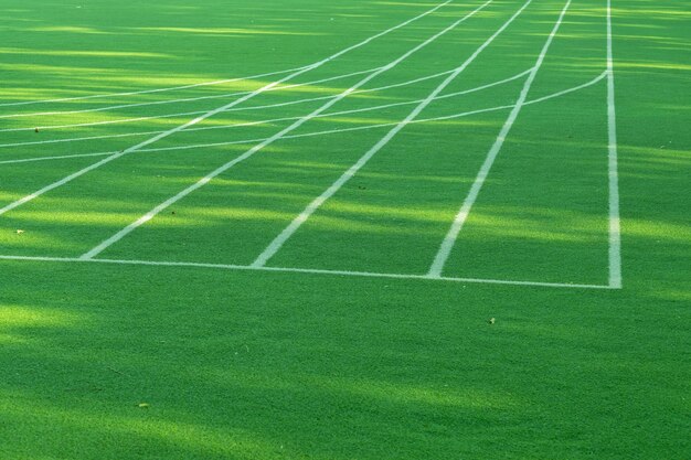 Hintergrund-Fußballplatz des grünen Grases