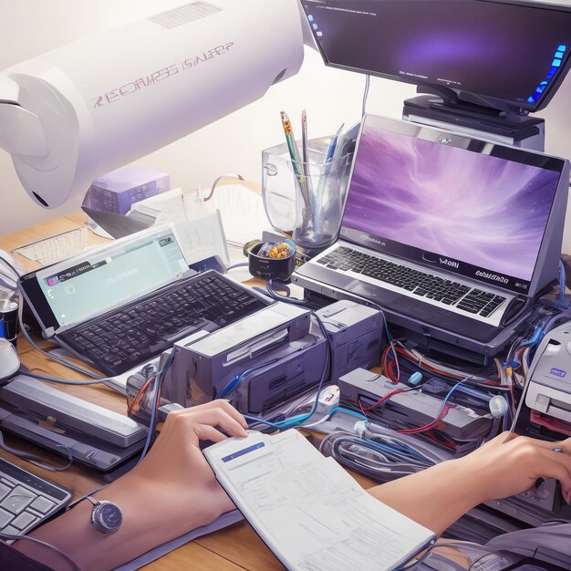 hintergrund geschäftsfrau technologie mann baum buch laptop konzept gehirn digital mobil h