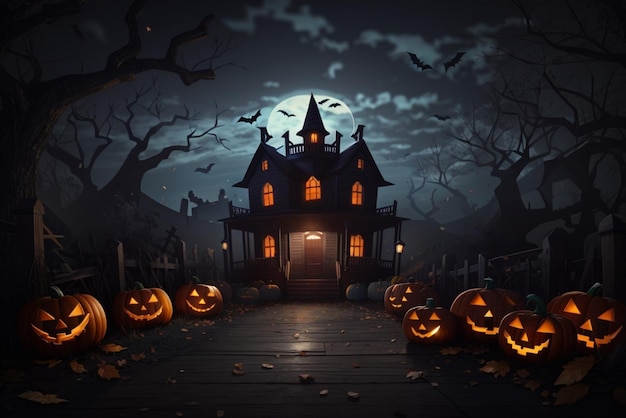 Hintergrund Halloween-Design modern