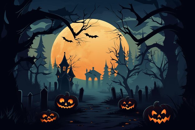 Hintergrund Halloween einfach