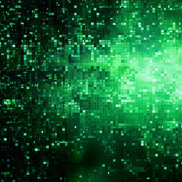Foto hintergrund im pixel-art-stil mit grünen farben