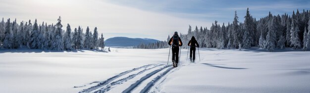 Hintergrund im Skisport