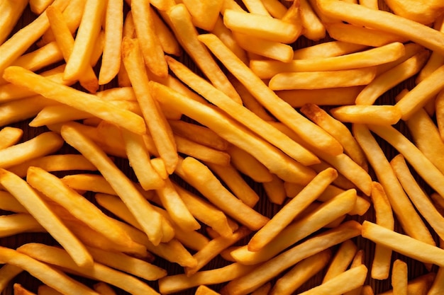 Hintergrund Mahlzeit Essen Fett Französisch Kopieren Frittieren Snack Kartoffelchips Raum lecker Generative KI