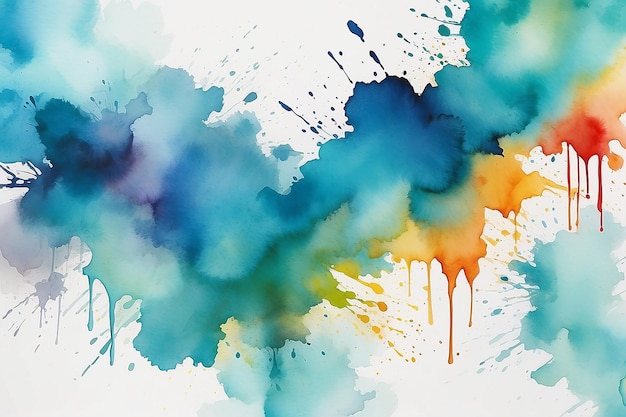 Hintergrund mit Aquarell-Textur mit Copy-Space-Fleck