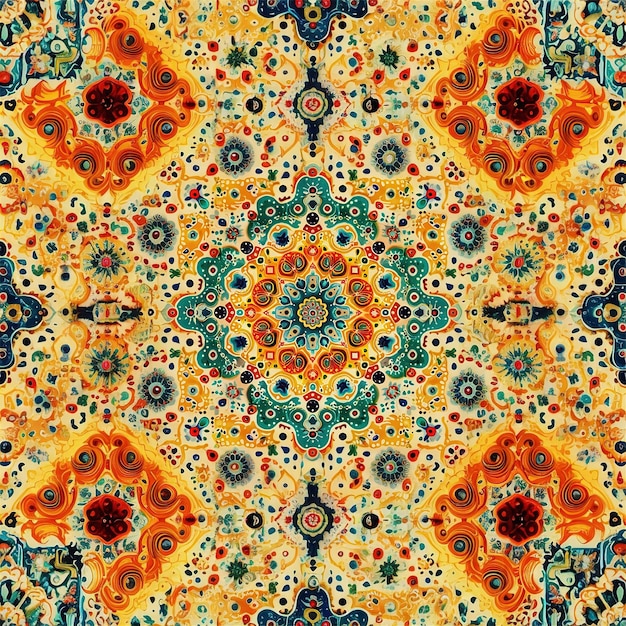 Hintergrund mit Boho-Batik-Muster