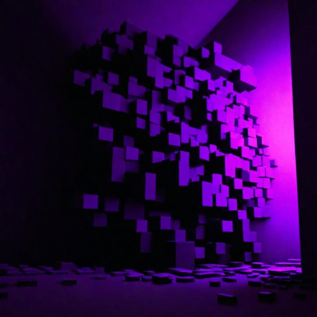Hintergrund mit dunkelviolett grungiger abstrakter Textur