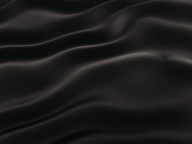 Hintergrund mit dunklen schwarzen Seidenstofftexturen
