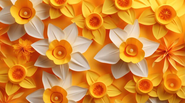 Hintergrund mit gelben Blumen