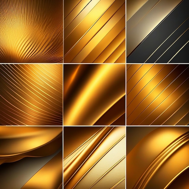 Hintergrund mit goldenem Gradient