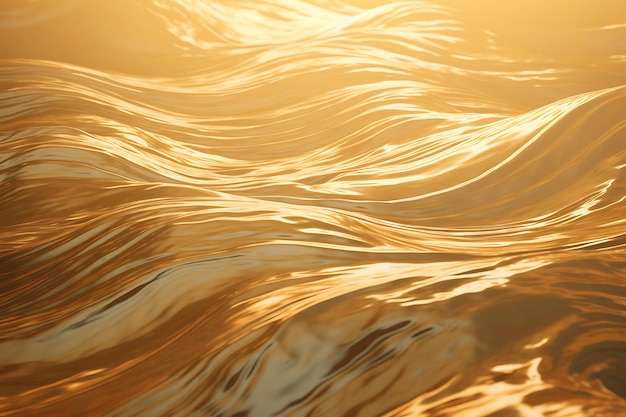 Hintergrund mit goldenen Wellen