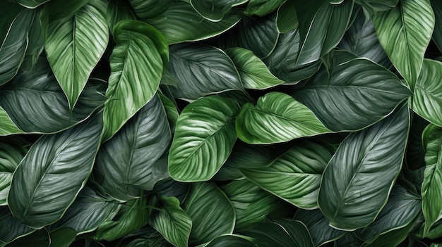 Hintergrund mit grünen Blättern