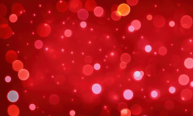 hintergrund mit herzen bokeh zum valentinstag