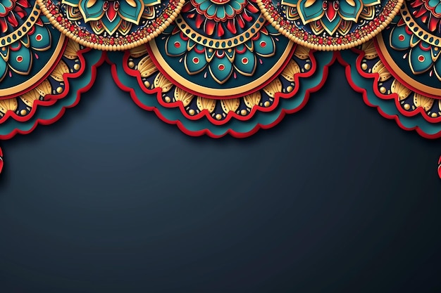 Hintergrund mit Mandala-Designs