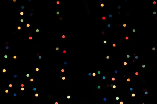 Hintergrund Mit mehrfarbigen Bokeh-Lichtern
