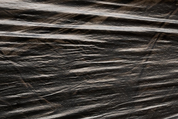 Hintergrund mit schwarzer Plastiktüte