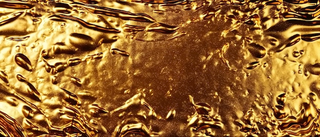 Hintergrund mit Textur aus golden glänzender Farbe Generative KI-Illustration