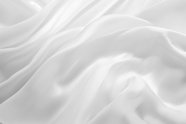 Hintergrund mit Textur aus weißem Seidenstoff