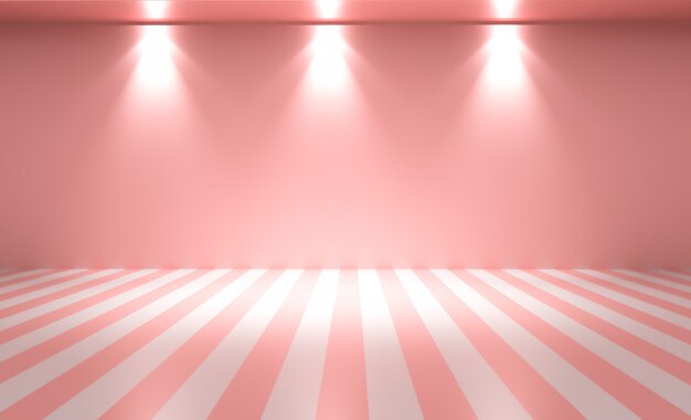 Hintergrund rosa gerade. 3D-Illustration