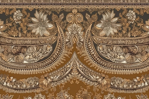 Hintergrund traditionelle Textilrandgestaltung
