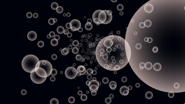 Hintergrund und Blasen