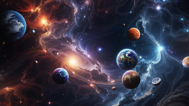 Hintergrund und Hintergrund von Galaxien Faszinierende Sternenschönheit faszinierender Weltraumhintergrund