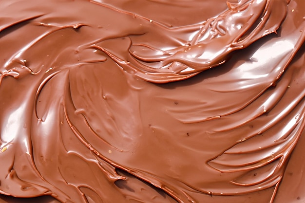 Hintergrund und Textur der Creme-Schokolade