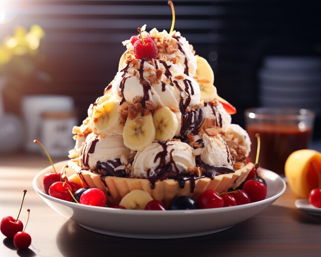 Hintergrund von Banana Split Cinematic Kitchen