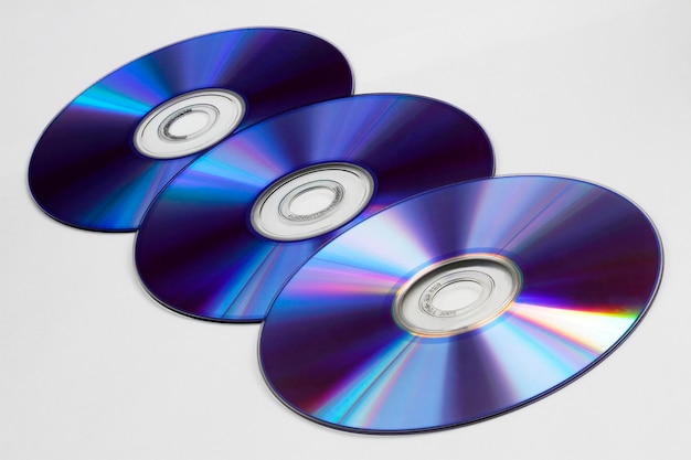 Hintergrund von CDs oder DVDs