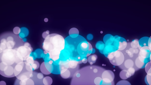 Hintergrund von fallenden glänzenden Partikeln Glitzernder magischer Feiertagsstaub 3D-Rendering
