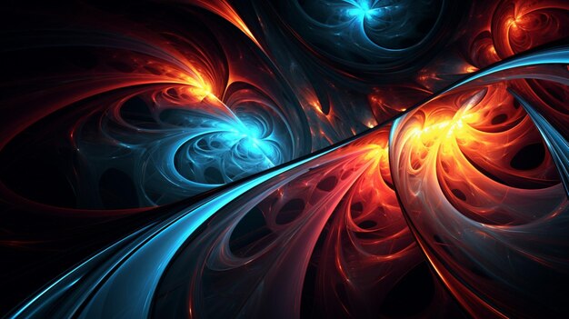 Hintergrund von Fractal Art