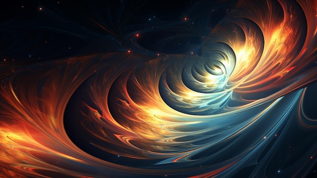 Hintergrund von Fractal Art