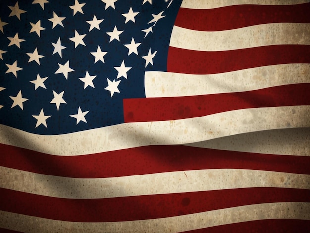 Hintergrund von USA Stars and Stripes Banner