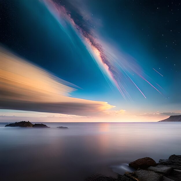 Hintergrund Wasser Strand Natur Landschaft Meer Ozean Sonnenaufgang schön